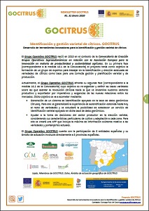 NEWSLETTER GOCITRUS #1