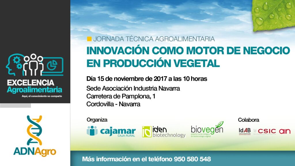 BIOVEGEN, CAJAMAR e IDEN BIOTECHNOLOGY reúnen a más de 70 expertos para hablar de innovación en producción vegetal