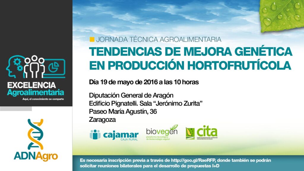 BIOVEGEN, CAJAMAR y CITA reúnen a más de 50 expertos para hablar de innovación en producción vegetal
