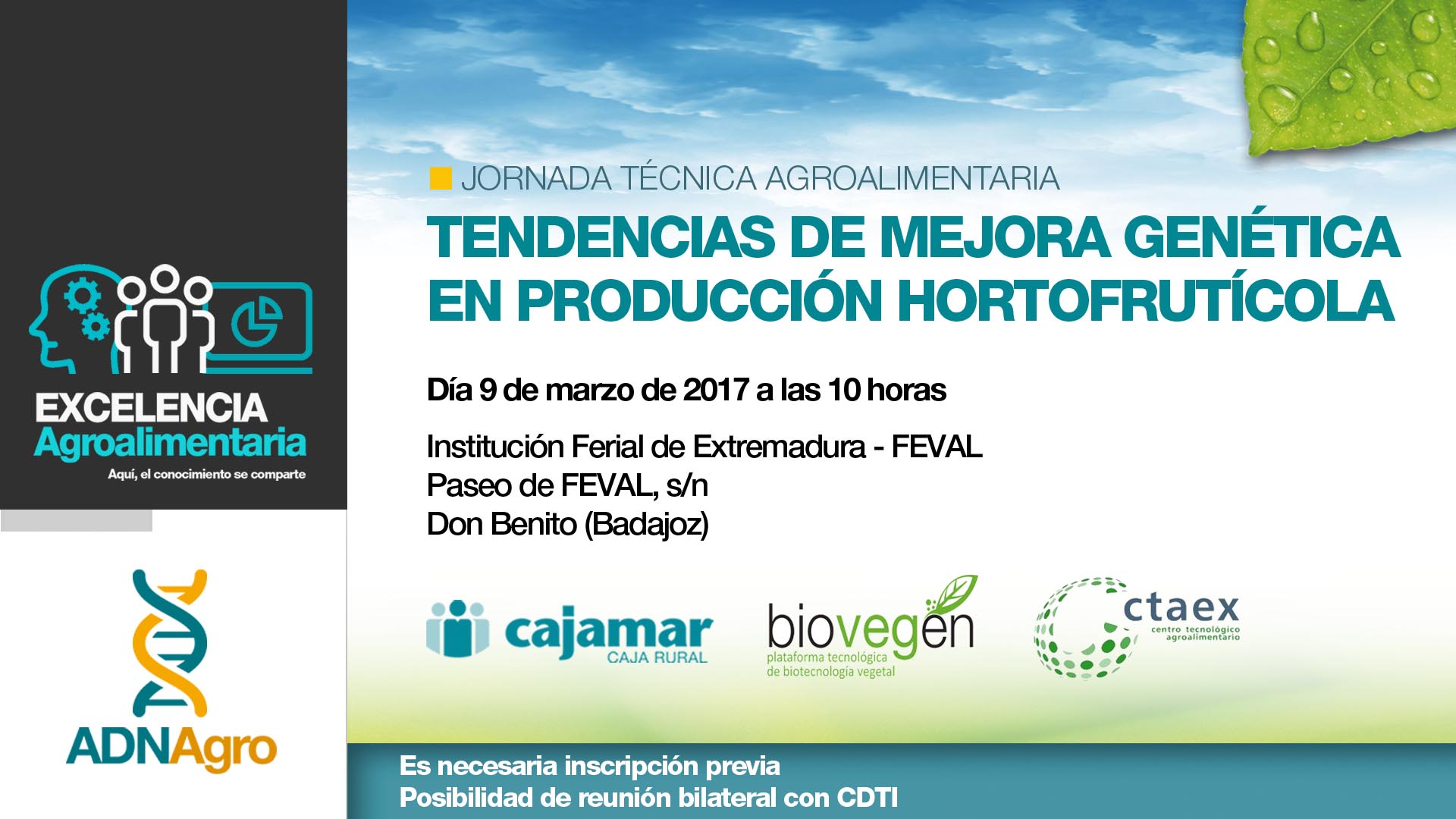 Jornada «Tendencias de mejora genética en producción hortofrutícola»