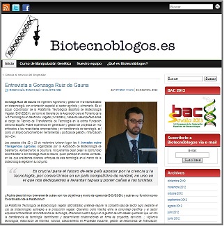 Entrevistas a BIOVEGEN durante las II Jornadas de Transgénicos Agrícolas