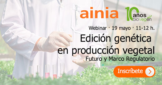 Webinar: Edición genética en producción vegetal. Futuro y marco regulatorio