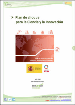 Informe BIOVEGEN. “Resumen Plan de Choque por la Ciencia y la Innovación”