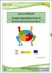 Informe BIOVEGEN: convocatoria EJECUCIÓN GRUPOS OPERATIVOS 2020