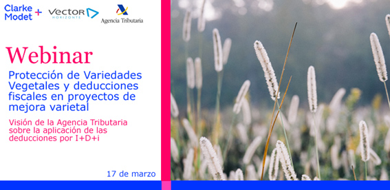 BIOVEGEN asiste al webinar sobre Protección de Variedades Vegetales y deducciones fiscales en proyectos de mejora varietal