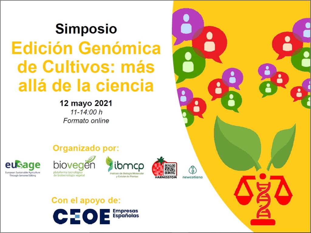 Simposio Edición Genómica de Cultivos: más allá de la ciencia