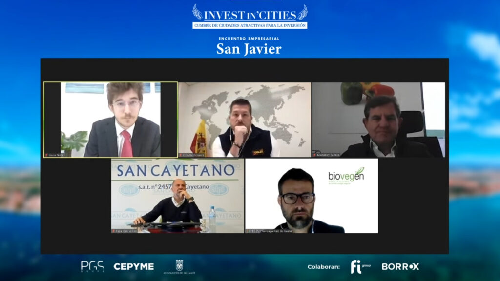 BIOVEGEN participa en el encuentro empresarial «Invest In Cities» de San Javier