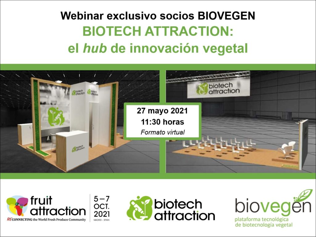 Webinar exclusivo socios BIOVEGEN: BIOTECH ATTRACTION
