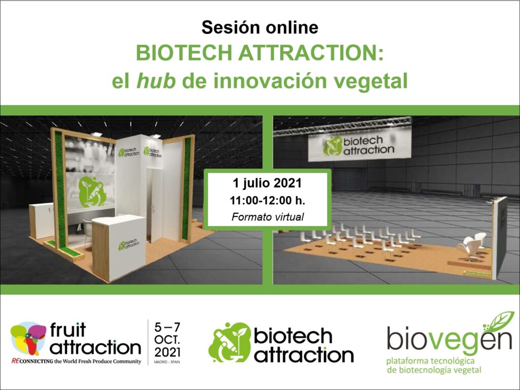 Sesión online «BIOTECH ATTRACTION: el hub de innovación vegetal»