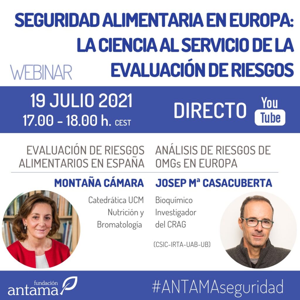 BIOVEGEN asiste al webinar sobre Seguridad Alimentaria en Europa: la ciencia al servicio de la evaluación de riesgos
