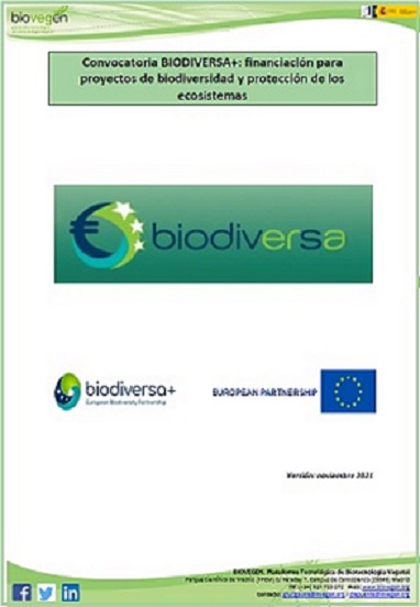 Informe BIOVEGEN. Convocatoria BIODIVERSA+ para la financiación de proyectos sobre biodiversidad y protección de los ecosistemas