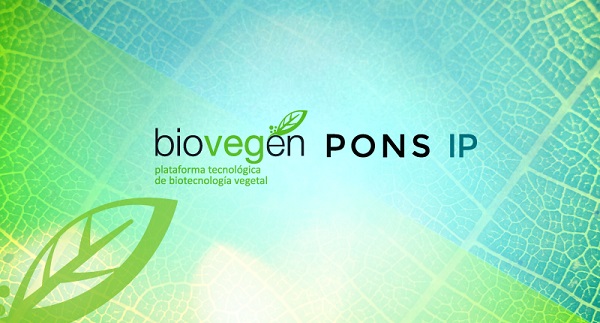 PONS IP, socio de la Plataforma Tecnológica de Biotecnología Vegetal BIOVEGEN