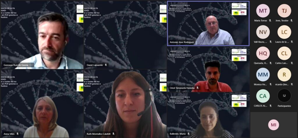 Celebrado el webinar Genómica de Alta Capacidad