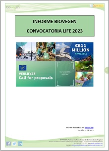 Informe BIOVEGEN. Convocatoria LIFE 2023