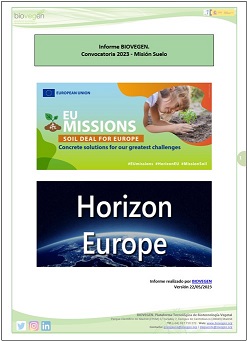 Informe BIOVEGEN. Convocatoria 2023 Misión Suelo