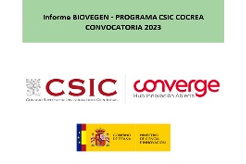 Informe BIOVEGEN. Programa CSIC COCREA Convocatoria 2023