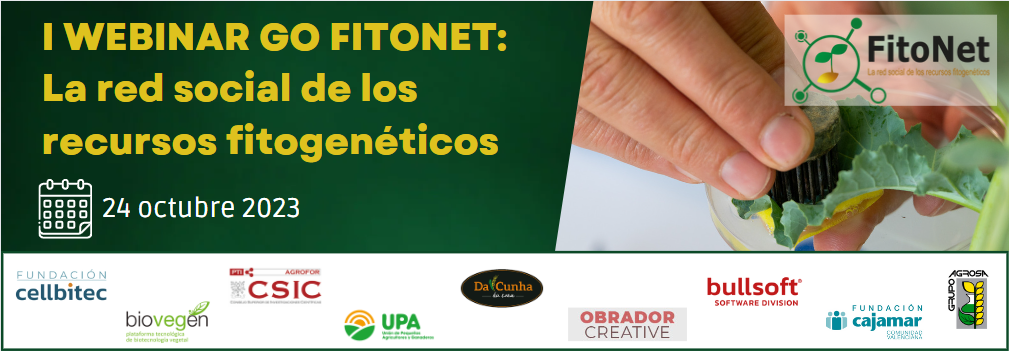 I WEBINAR GO FITONET: La red social de los recursos fitogenéticos