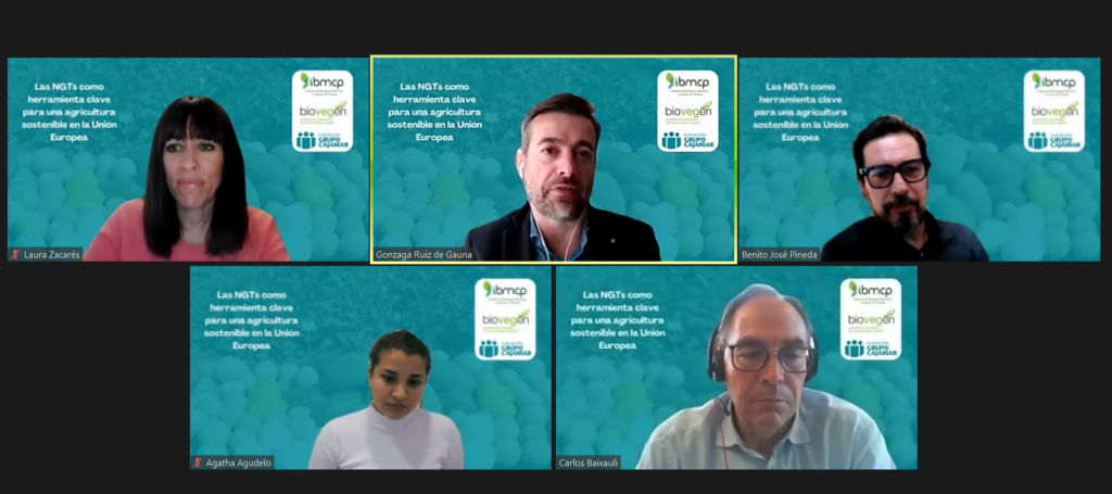 Celebrado el webinario “Las NTGs como herramienta clave para una agricultura sostenible en la Unión Europea”