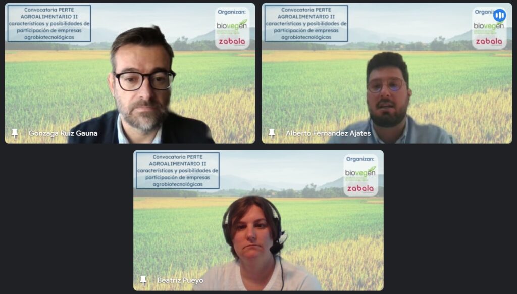 Celebrado el webinario exclusivo para socios BIOVEGEN: Convocatoria PERTE AGRO II