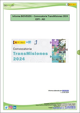 Informe BIOVEGEN. Convocatoria TransMisiones 2024