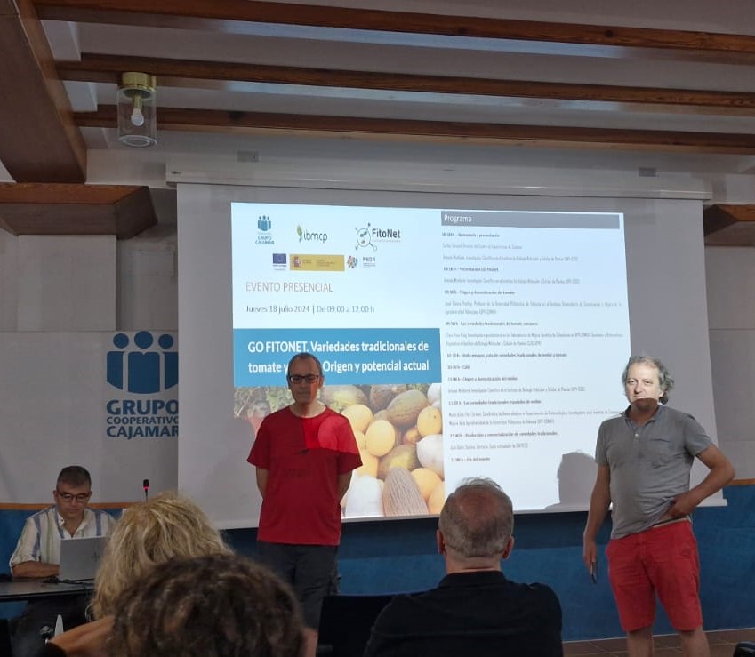 Celebrada la Jornada GO FITONET: «Variedades tradicionales de tomate y melón. Origen y potencial actual.»