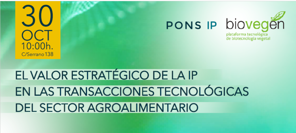 La propiedad industrial en agroalimentación, palanca de competitividad de un sector líder en Europa