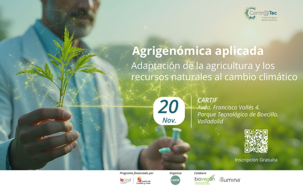 Jornada «Agrigenómica aplicada: adaptación de la agricultura y los recursos naturales al cambio climático».