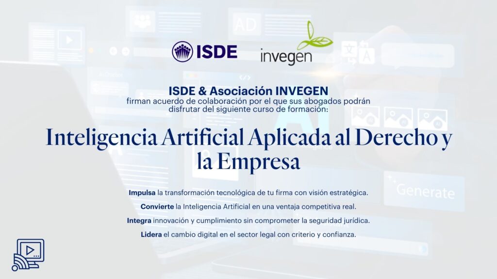 Formación gratuita para socios BIOVEGEN: Inteligencia Artificial Aplicada al Derecho y la Empresa